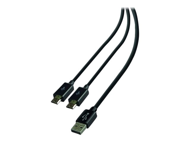 STEELPLAY Dual Play & Ladekabel für Controller 3m Schwarz PS4 STEELPLAY Dual Play & Ladekabel für Controller 3m Schwarz PS4