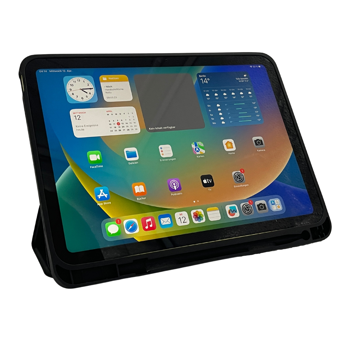 DEQSTER Flip-Hülle Schwarz Apple iPad 10.9‑inch 10. Generation