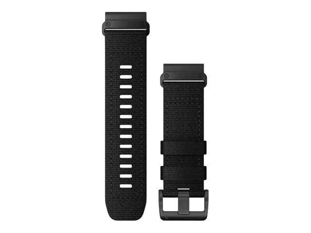 Ersatzarmband QuickFit 26mm Nylon Schwarz Edelstahl Ersatzarmband QuickFit 26mm Nylon Schwarz Edelstahl