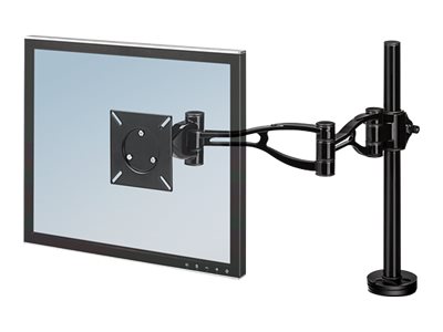 Fellowes Monitor-Halterung Vista 8041601 schwarz fuer 1 Monitor, Tischklemme, Tischbohrung