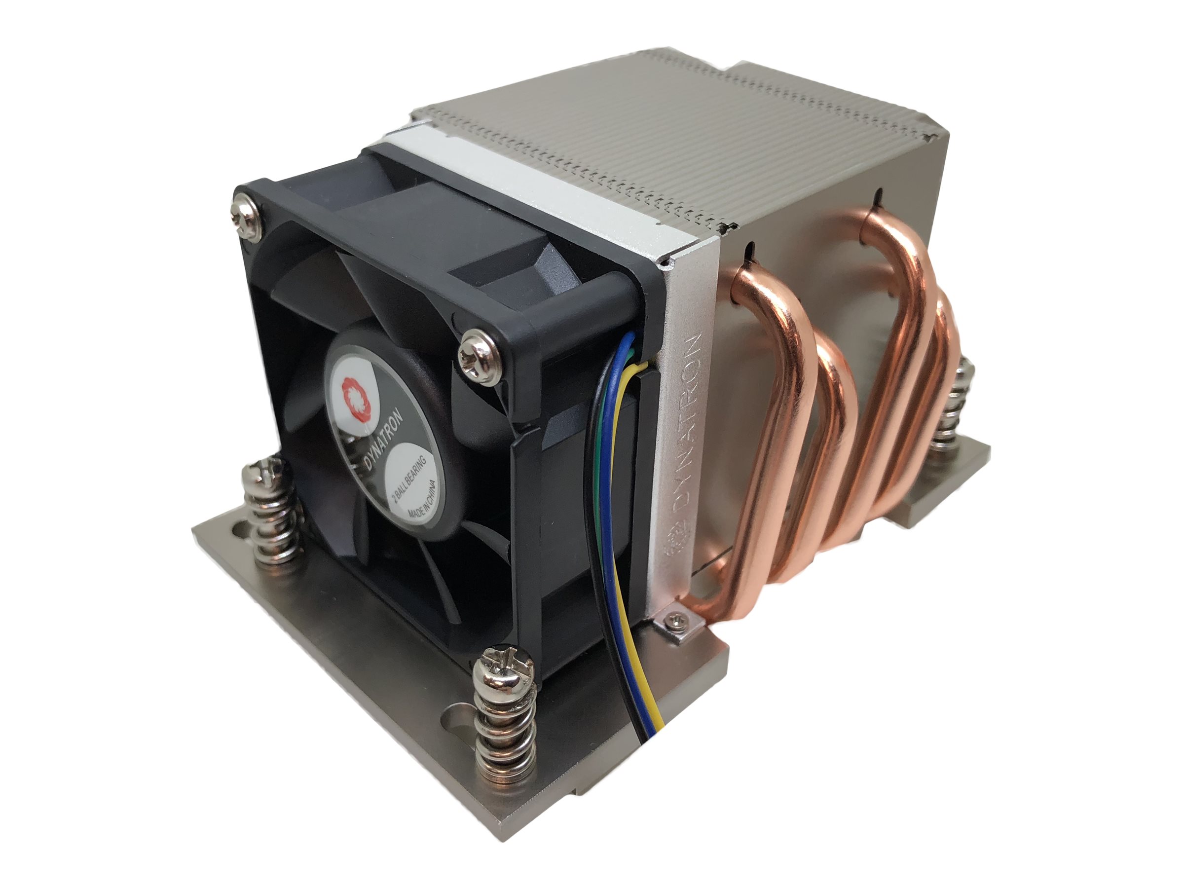 DYNATRON AMD CPU Kuehler 2U A26 sTRX4/TR4/SP3 Epyc Kuehlkoerper Aluminium mit Heatpipes aktiv mit PWM und bis zu 280W TDP