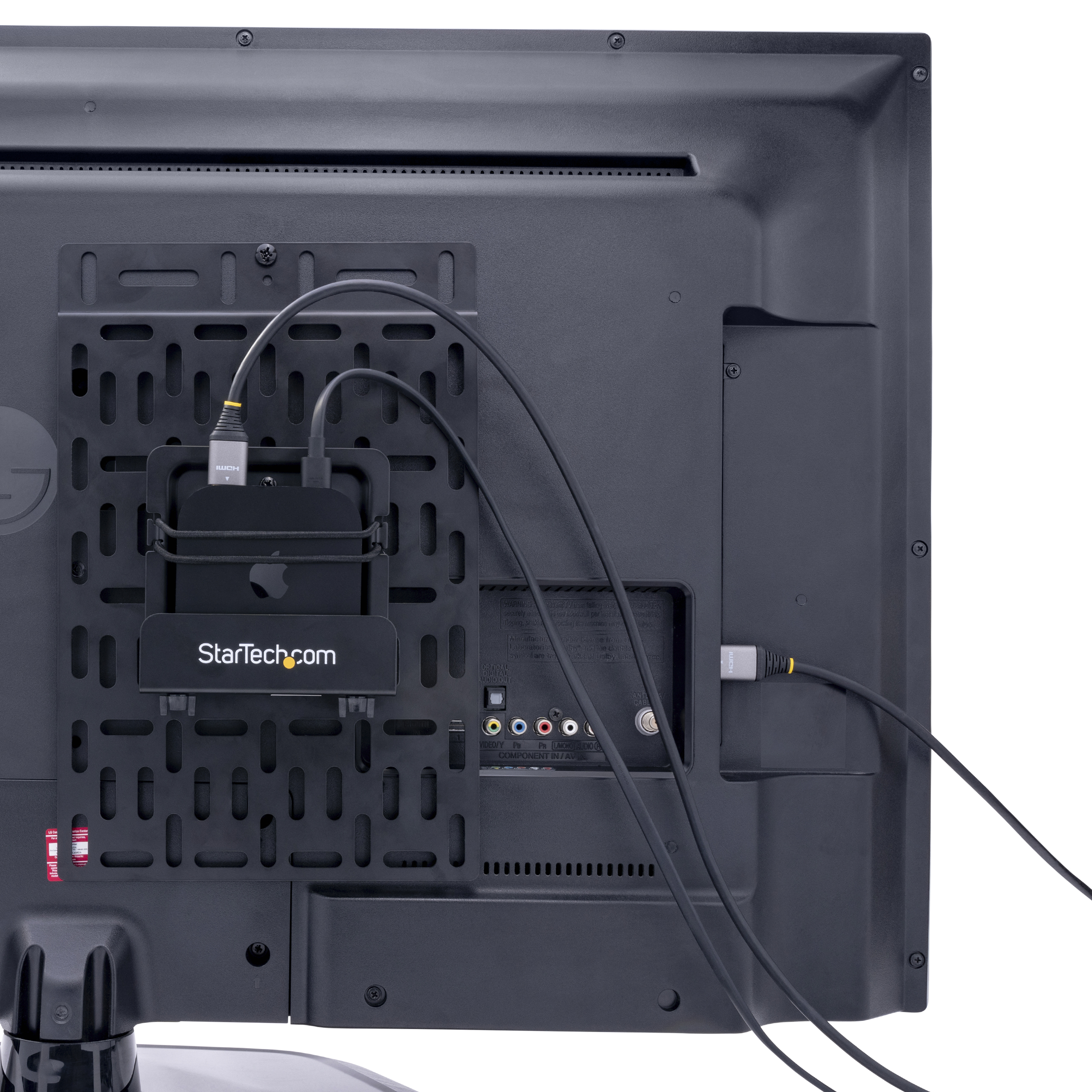 STARTECHCOM TVZubehör Universal Halterung TV oder Wand MediaplayerFritzBoxRouterApple TV Kabelboxhalterung 5 kg