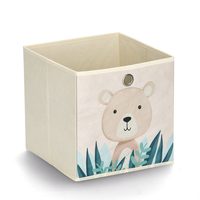 Zeller Spielzeugbox Koala 28 x 28 cm Beige