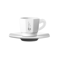 Bialetti Set 4Tazzine Perfetto Moka White