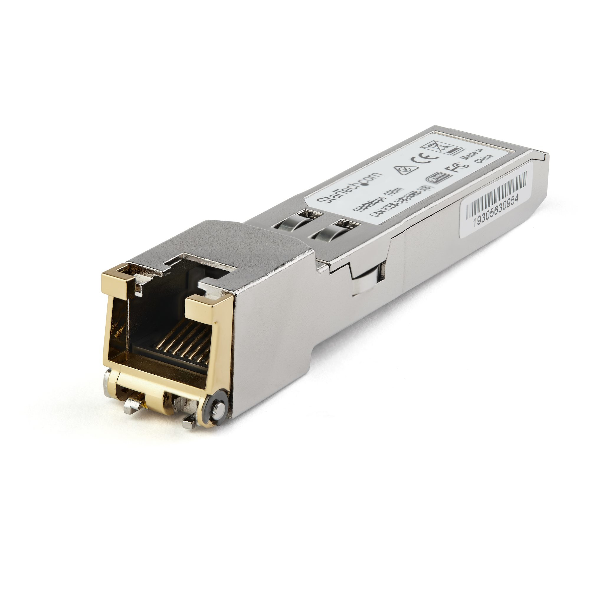 STARTECHCOM Cisco GLCTEST kompatibles SFP Transceiver Modul 1000BASET Kupfer GLCTE SFPModul RJ45 MiniGBIC