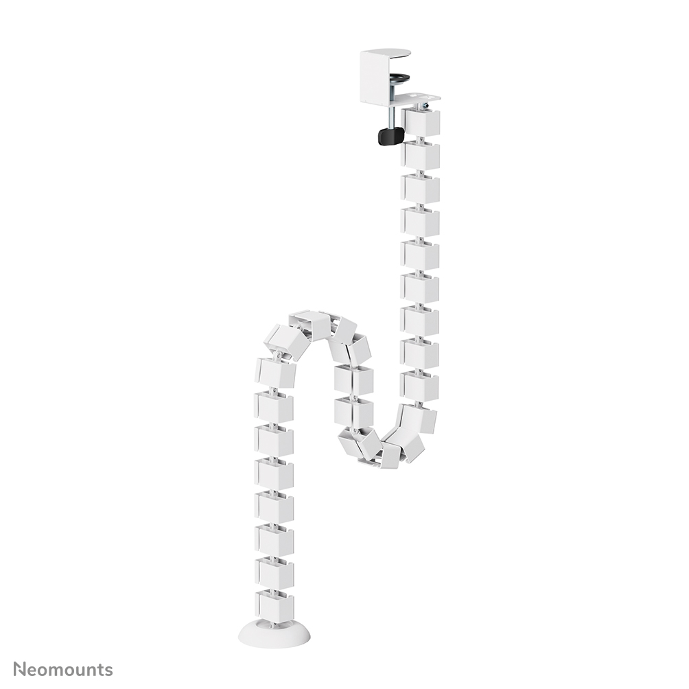 NEOMOUNTS Cable Spine Organizer for sitstand desk frames clamp mounted white