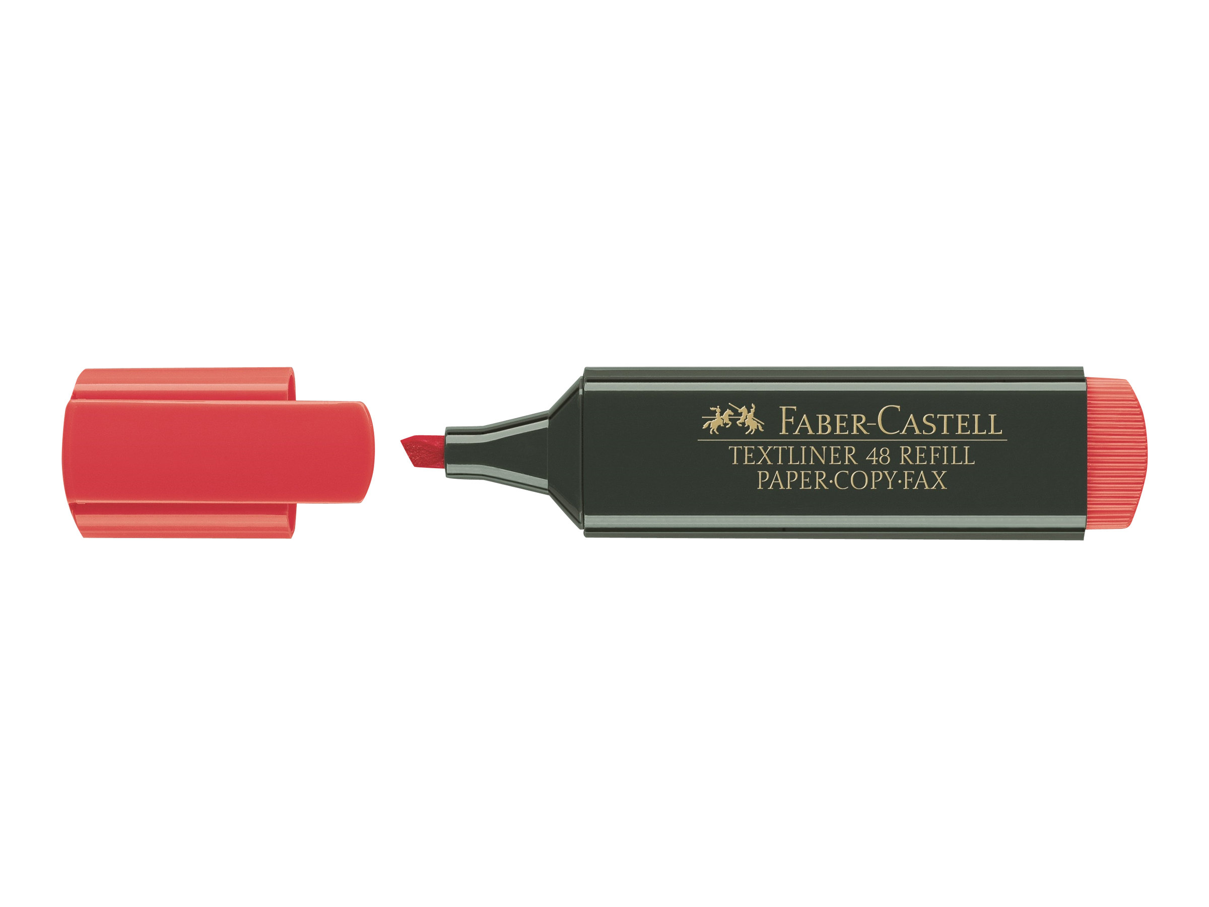 FABER-CASTELL 48 Textmarker rot, 1 St. FABER-CASTELL 48 Textmarker rot, 1 St.