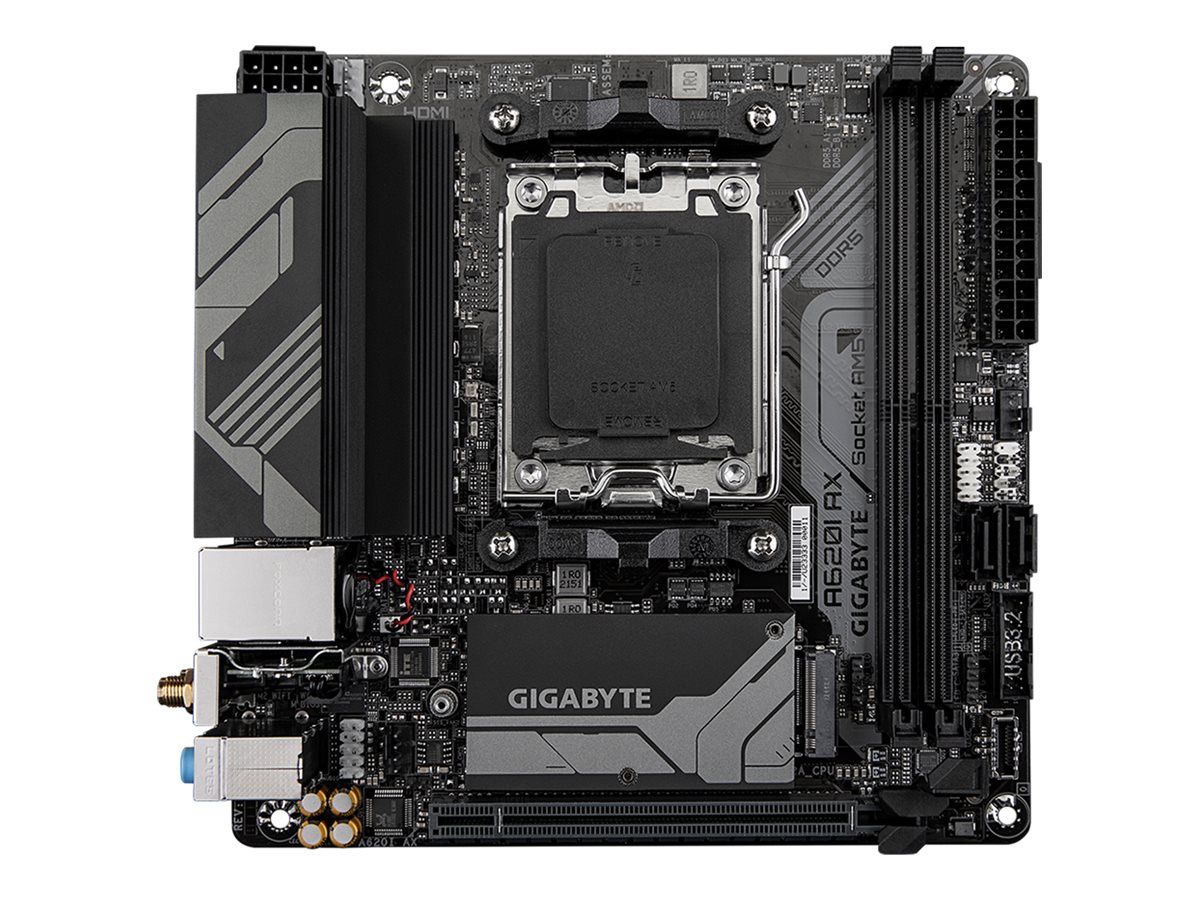 Gigabyte A620I AX - 1.0 - Motherboard - Mini-ITX - Socket AM5 - AMD A620