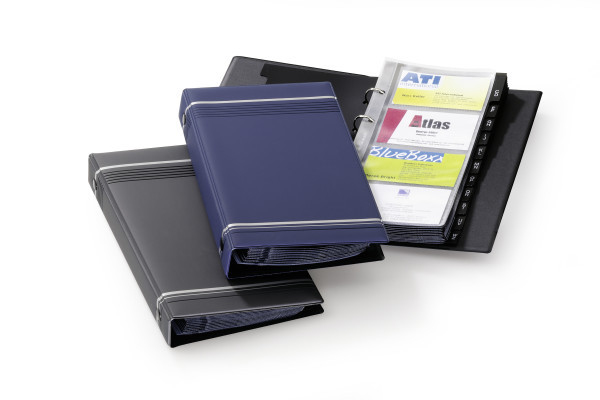 DURABLE Visitenkarten-Ringbuch VISIFIX anthrazit