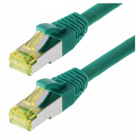 helos Patchkabel Cat 6a SFTP RJ45 grün 10m AWG267 LSZH GHMT