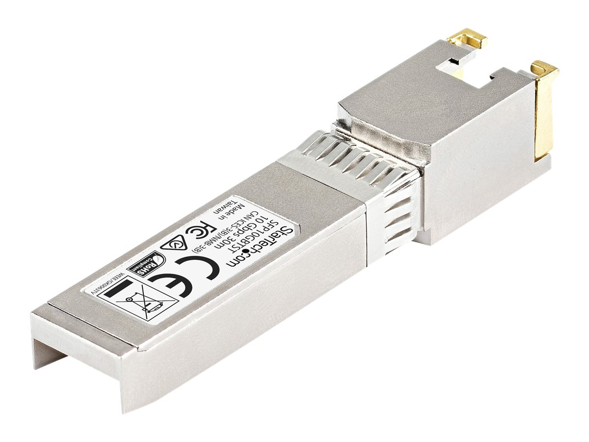 STARTECH.COM Cisco kompatibles SFP+ Transceiver Modul - 10GBASE-T - SFP+ Transceiver - 30 m