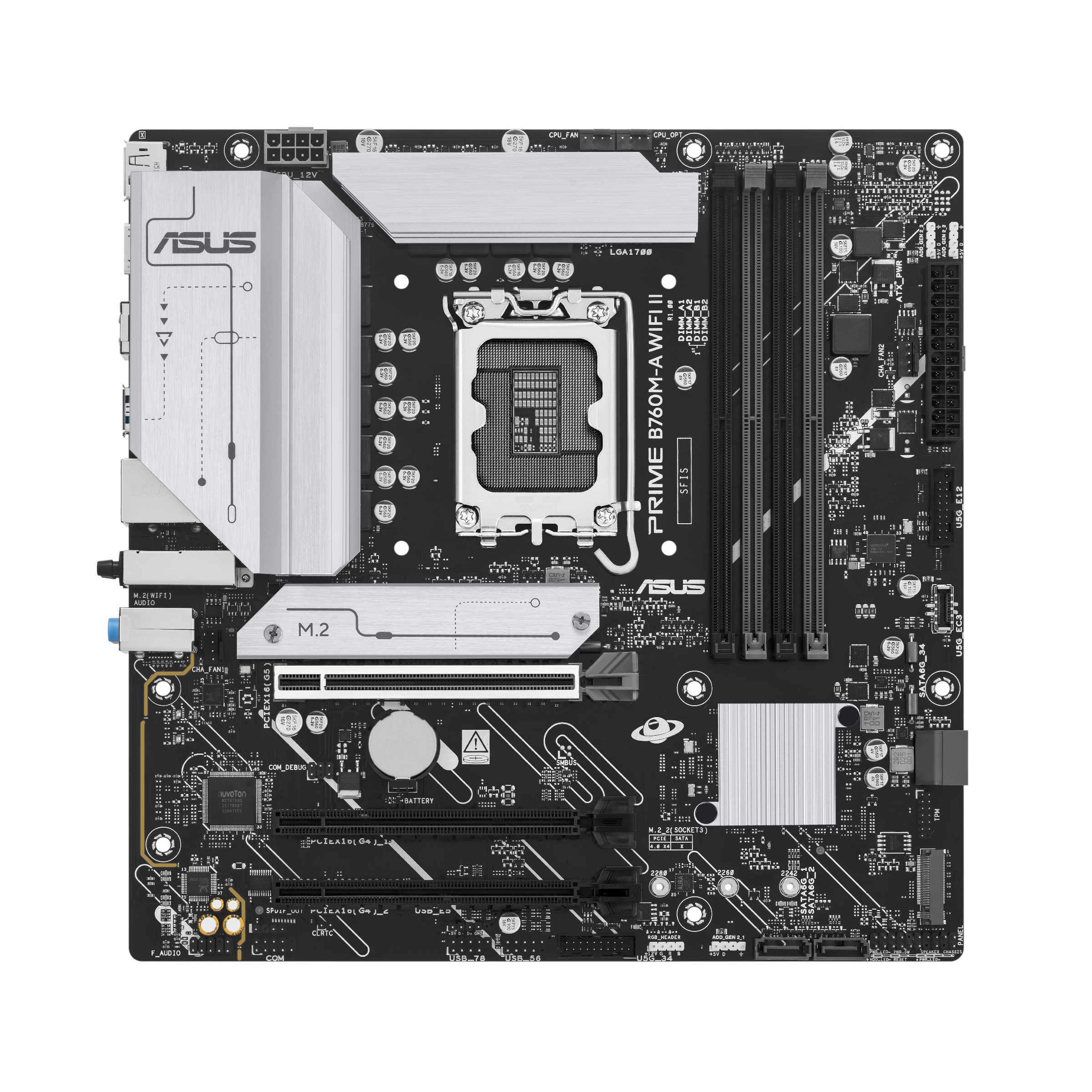 ASUS PRIME B760M-A WIFI II micro ATX LGA1700 Wi-Fi 6E