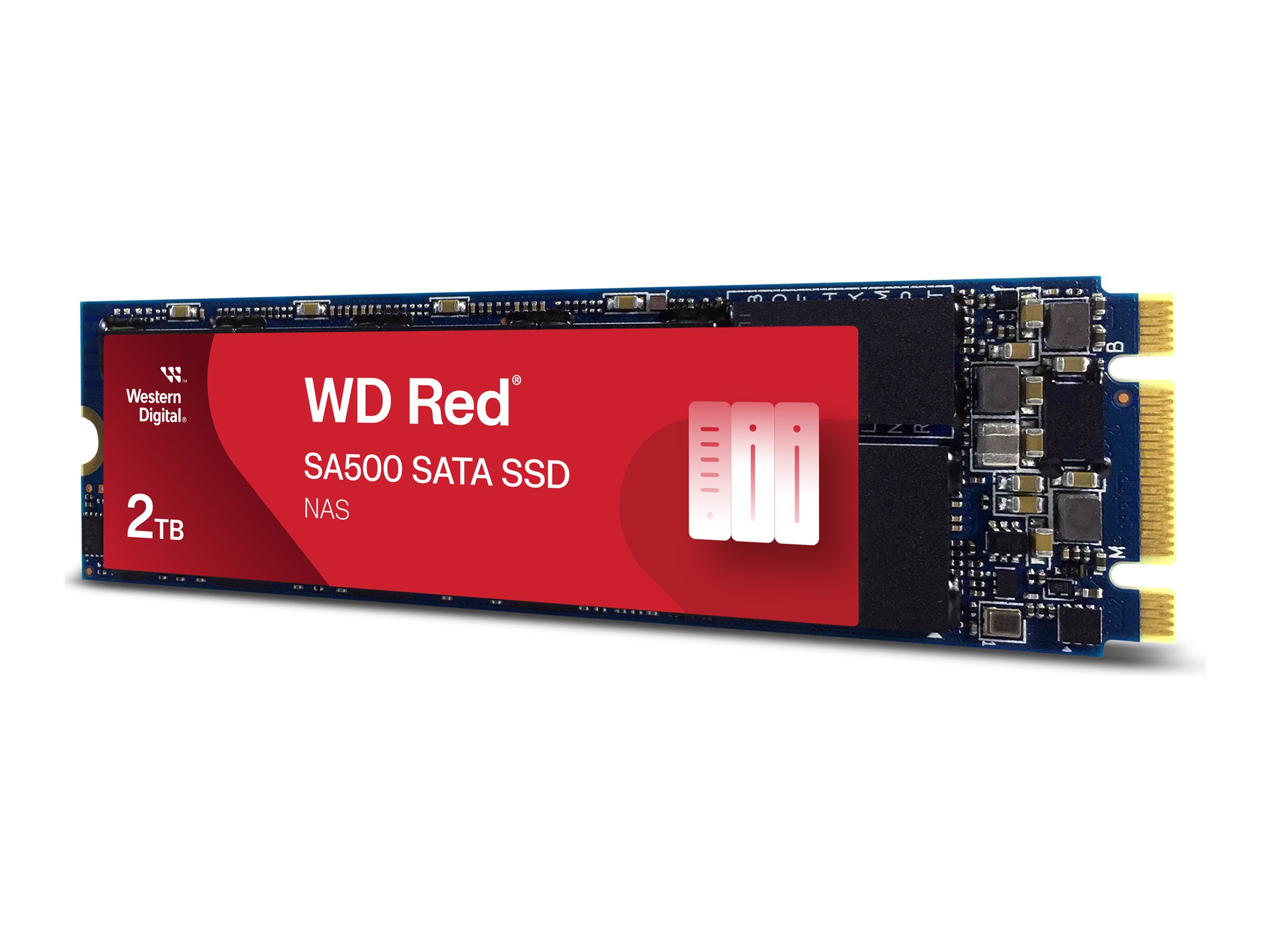 WD Red SSD SA500 NAS 2TB SATA III 6Gb/s M.2 2280 internal single-packed