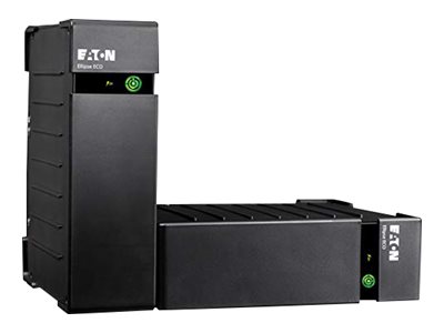 EATON UPS Ellipse ECO 800 USB DIN rack/tower - AC 230 V - 500 Watt - 800 VA - USB - Shuko 4 Output - 2U - 48,26cm 19Zoll