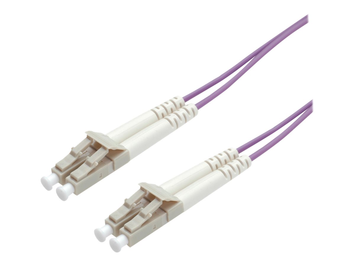 ROLINE LWL-Kabel 50/125um OM4 LC/LC violett 5m ROLINE LWL-Kabel 50/125um OM4 LC/LC violett 5m