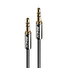 LINDY 0,5m 3,5mm Audiokabel Cromo Line