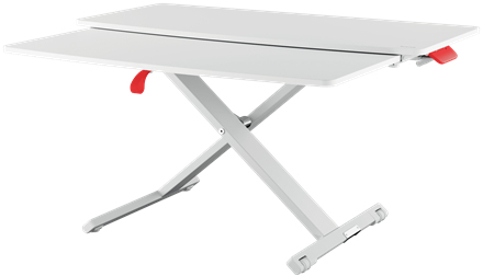 LEITZ Ergo Cosy mit Ablage Schreibtischaufsatz grau , 1 St