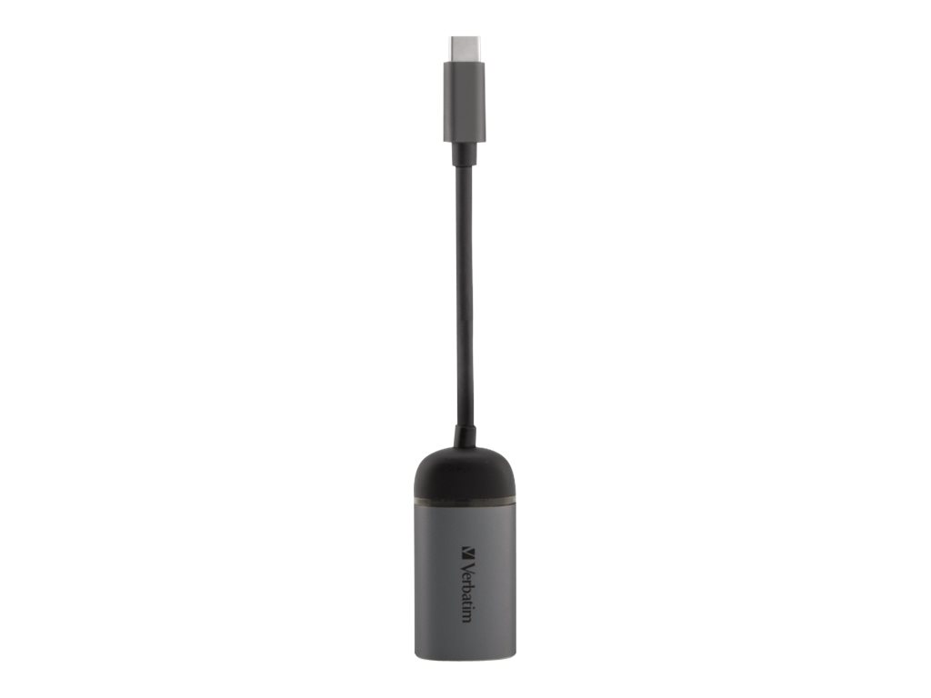 Verbatim USB-C auf Gigabit Ethernet Adapter (10cm USB-C Kabel) Verbatim USB-C auf Gigabit Ethernet Adapter (10cm USB-C Kabel)