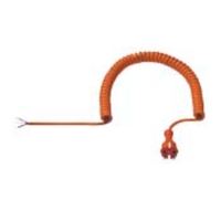 Bachmann Schutzkontaktspiralzuleitung 665.870 H07BQ-F 3G1,5 orange Bachmann Schutzkontaktspiralzuleitung 665.870 H07BQ-F 3G1,5 orange