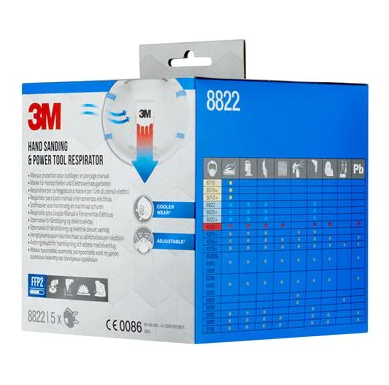 3M Cool Flow 8822 FFP2 Weiß