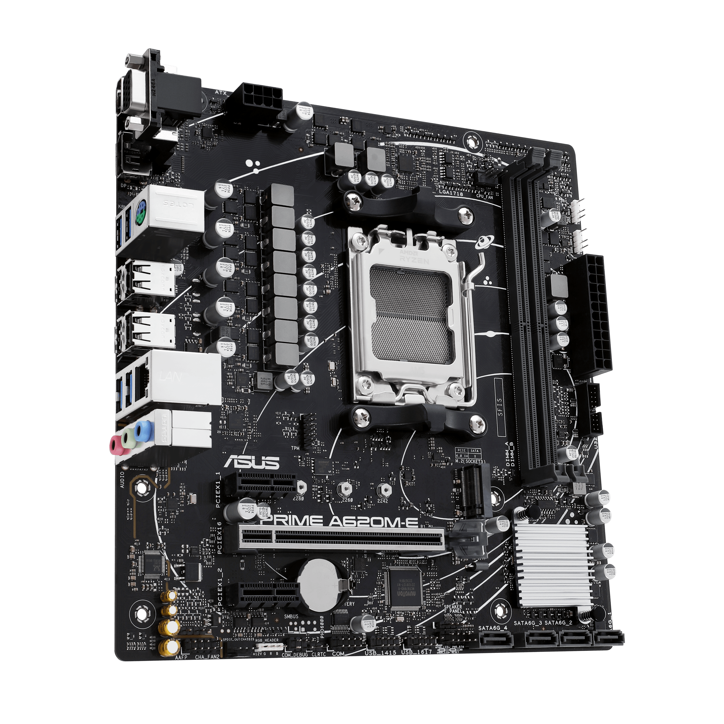 ASUS PRIME A620MECSM AM5 2xDDR5 mATX MB 4xSATA 1xM2