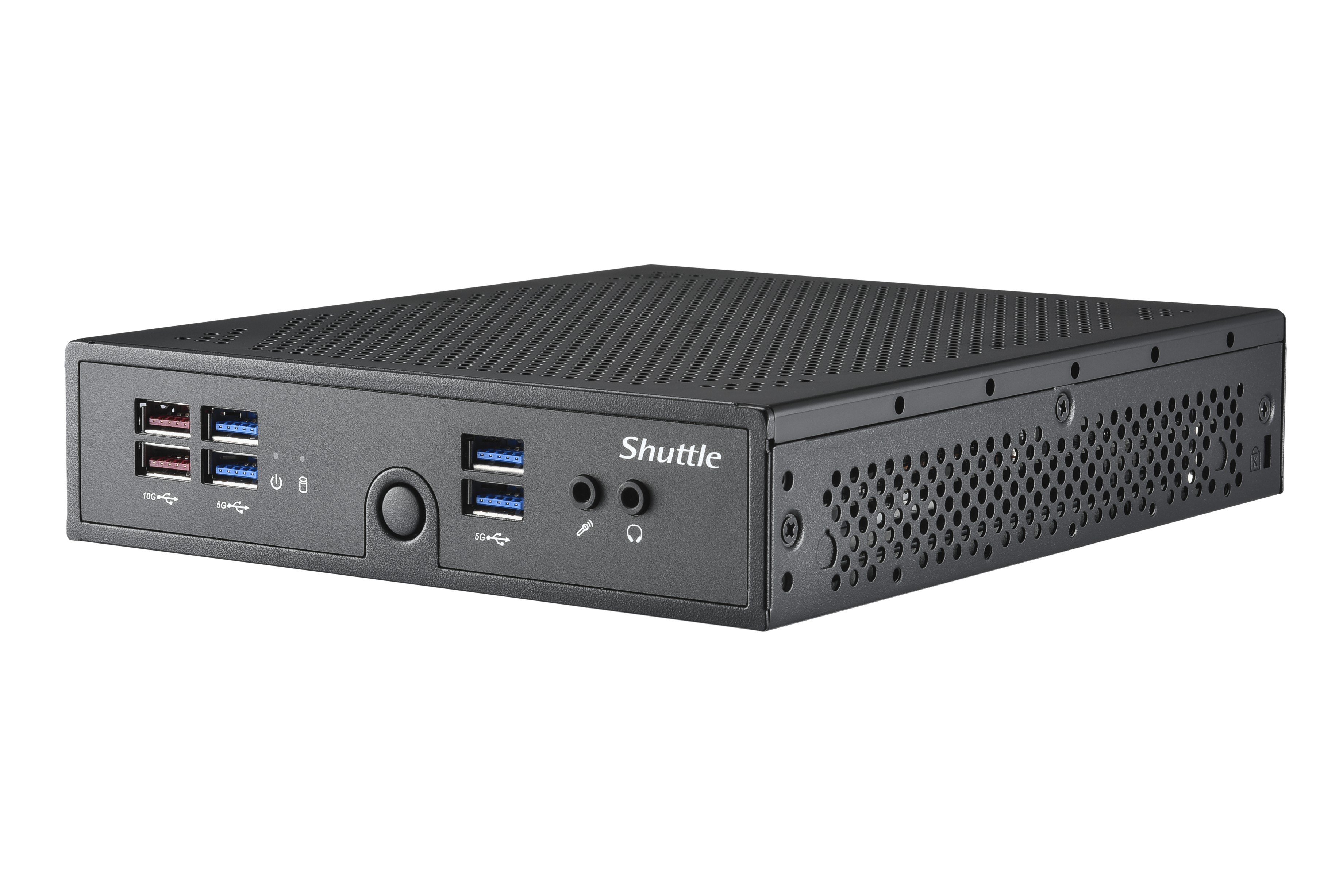 Barebone XPC slim DS50U Intel Celeron 7305 2xSODIMM DDR5 2xM2 1xSATA 1xHDMI 1xDP 1xVGA Black