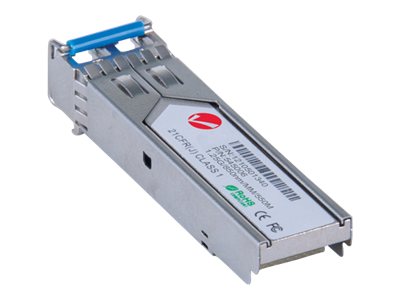 INTELLINET Gigabit Ethernet Mini-GBIC SFP 1000Base-SX LC Multi-Mode Port 550 m Datentransferrate 1000 Mbps Wellenlaenge 850 nm INTELLINET Gigabit Ethernet Mini-GBIC SFP 1000Base-SX LC Multi-Mode Port 550 m Datentransferrate 1000 Mbps Wellenlaenge 850 nm