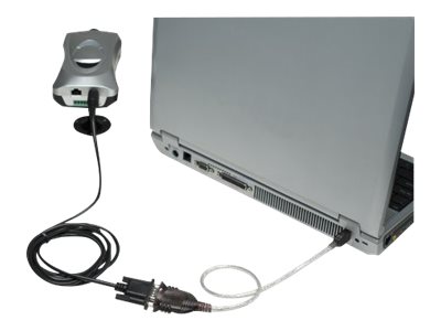 MANHATTAN USB RS232 Seriell Konverter Verbindet ein serielles Geraet mit dem USB Port FTDI FT232RL-Chipsatz 0,45 m Polybag
