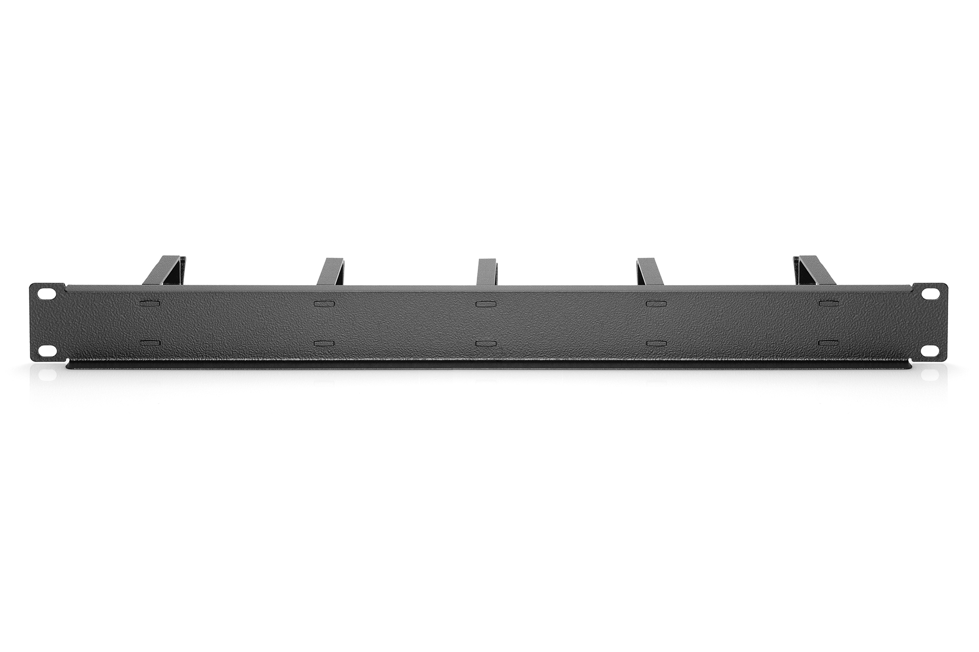 DIGITUS Rangierpanel 5xKabelfuehrungsbuegel 40mmx60mmm 48,3cm 19Zoll 1HE black RAL9005