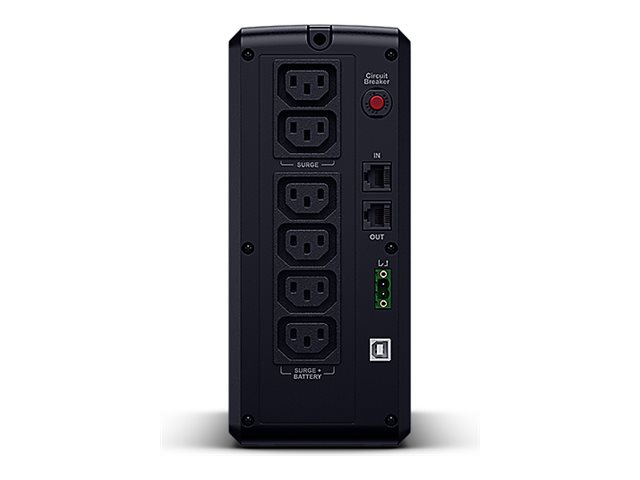 CYBERPOWER UT1200EIG Line-Interactive 1200VA/700W LED AVR USB HID compliant Ausgang 4 IEC schwarz