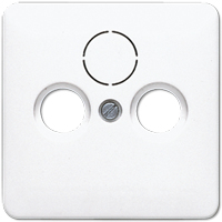Jung Abdeckung CD561SATWW fuer SAT-TV-Steckdose Jung Abdeckung CD561SATWW fuer SAT-TV-Steckdose