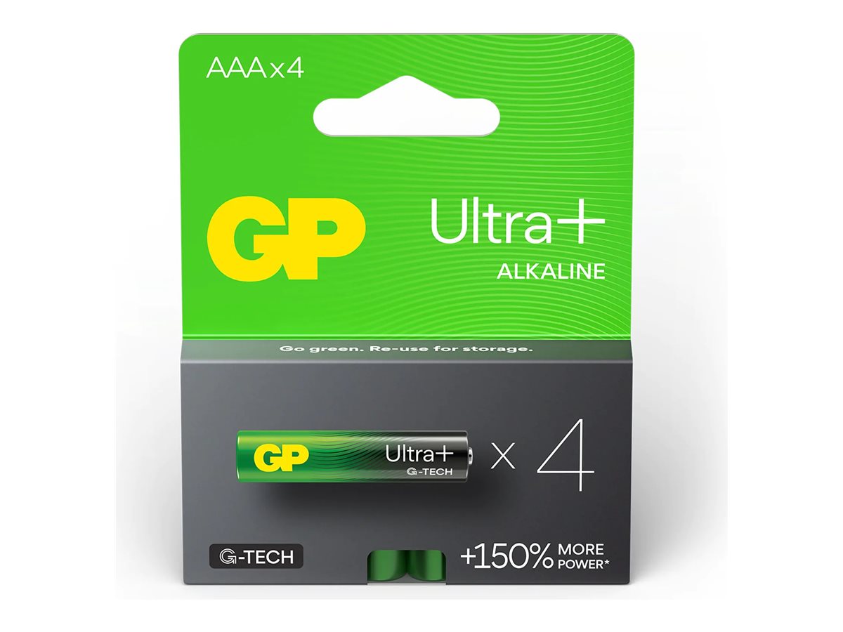 4 GP Batterie ULTRA PLUS Micro AAA 1,5 V 4 GP Batterie ULTRA PLUS Micro AAA 1,5 V