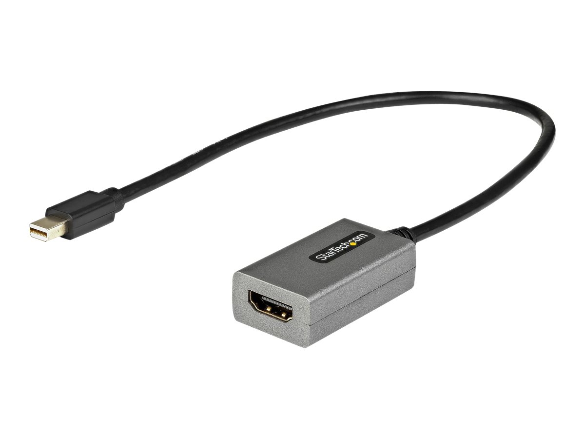 StarTech.com Mini DisplayPort auf HDMI Adapter - mDP auf HDMI Adapter Dongle - 1080p - Mini DisplayPort 1.2 auf HDMI Monitor/Display - Mini DP auf HDMI Videokonverter - 30cm Kabel (MDP2HDEC) - Videoadapter - Mini DisplayPort / HDMI - 30 cm