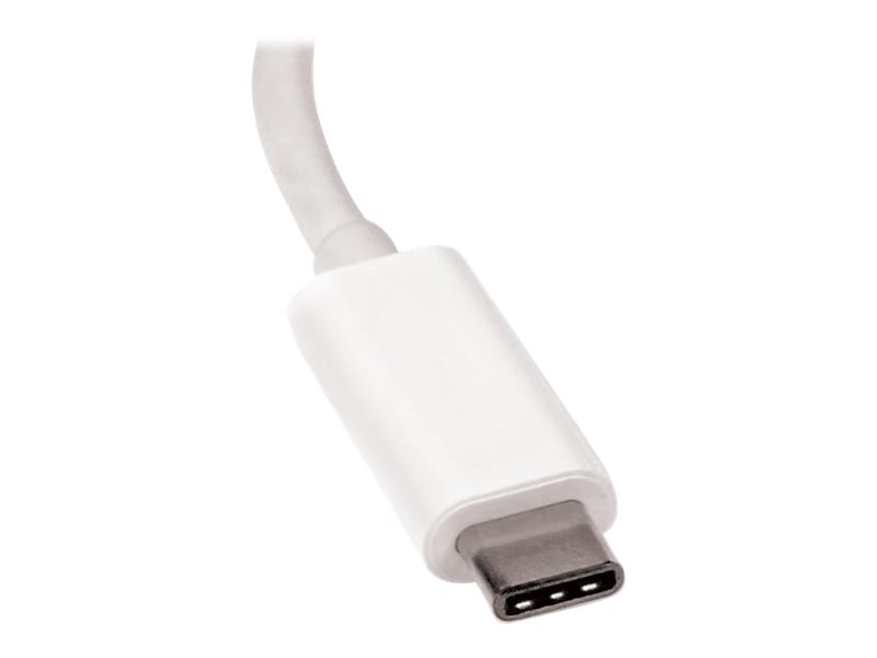 StarTech.com USB-C auf DisplayPort Adapter - USB Typ-C zu DP Video Konverter - 4K 60hz - Weiß - externer Videoadapter - weiß