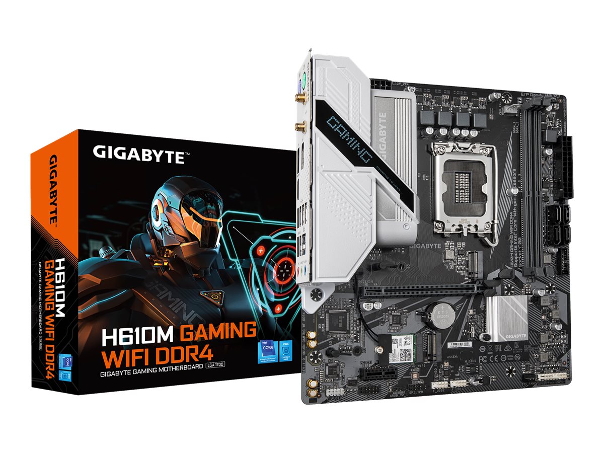 GIGABYTE H610M GAMING WF LGA1700 2xDDR4 4xSATA 2xM.2 1xHDMI 2xDP