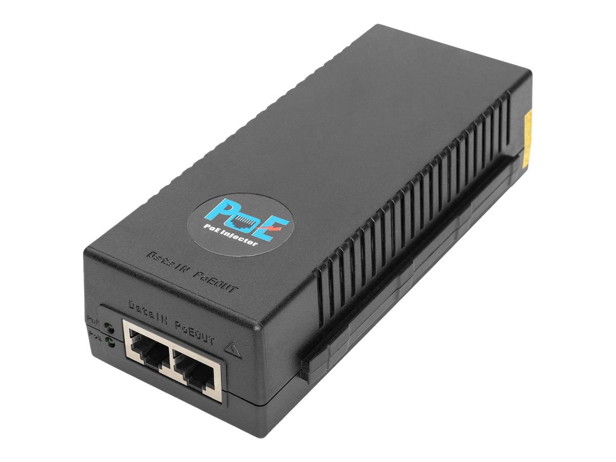 DIGITUS 10 Gigabit Ethernet PoE Injektor, 8023at, 30 W
