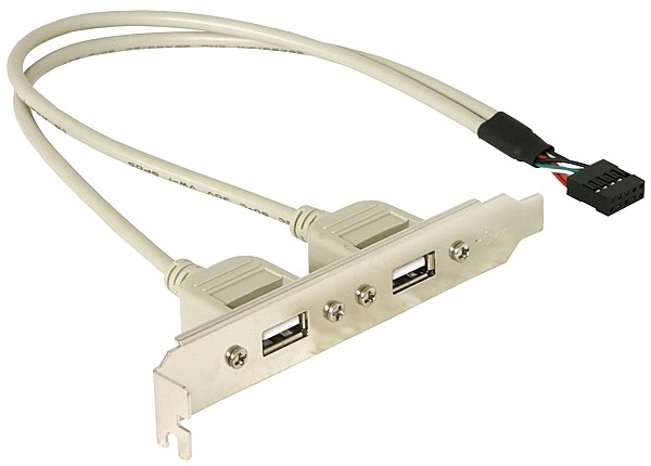 Slotblech USB 20 2xPort