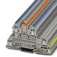 Phoenix Contact Dreistock-Installationsklemme UTI 2,5-PE/L/NTB Phoenix Contact Dreistock-Installationsklemme UTI 2,5-PE/L/NTB