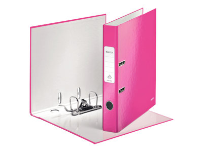 LEITZ Ordner pink Karton 5,0 cm DIN A4 LEITZ Ordner pink Karton 5,0 cm DIN A4