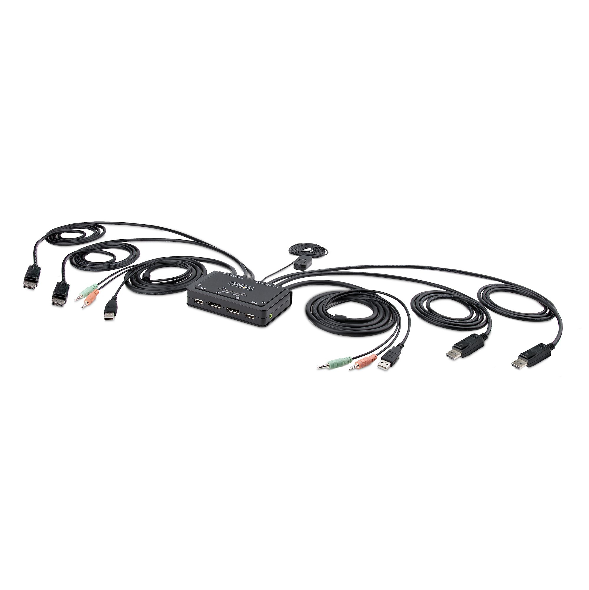 StarTech.com 2-Port Dual-Monitor DisplayPort KVM Switch 4K 60Hz