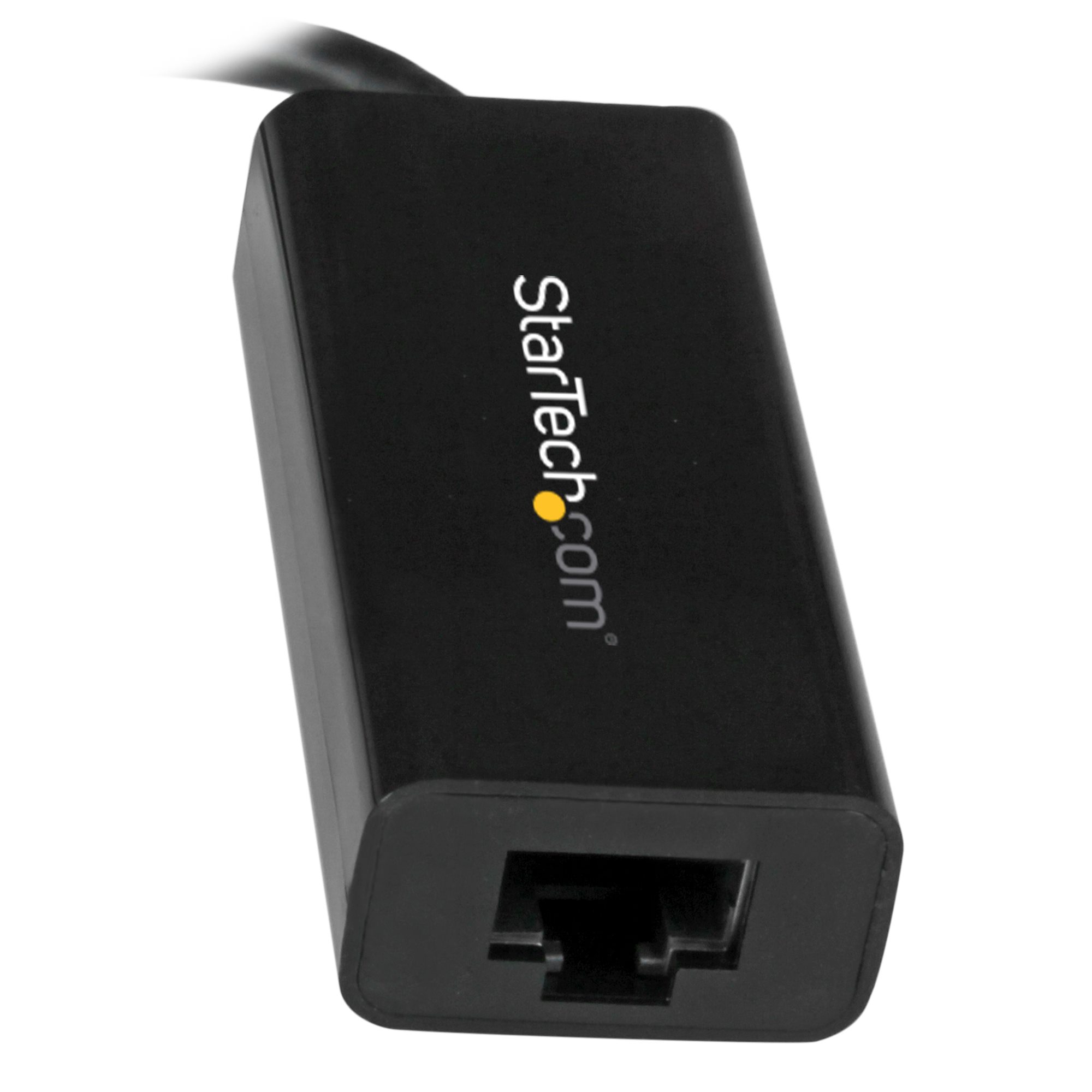 STARTECHCOM USBC to Gigabit Ethernet Adapter Black Thunderbolt 3 Port Compatible USB Type C Network Adapter