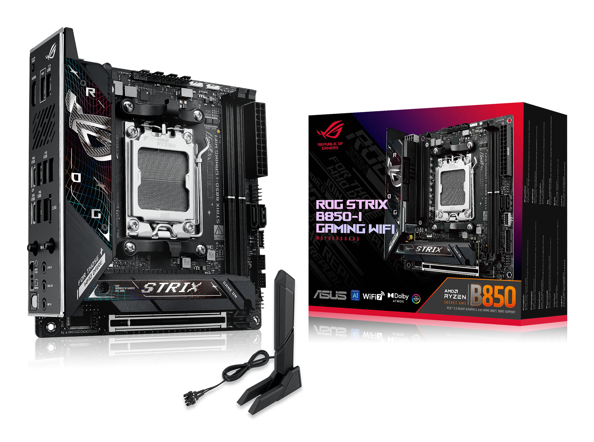 ASUS ROG STRIX B850-I GAMING WIFI Mini-ITX Wi-Fi 7