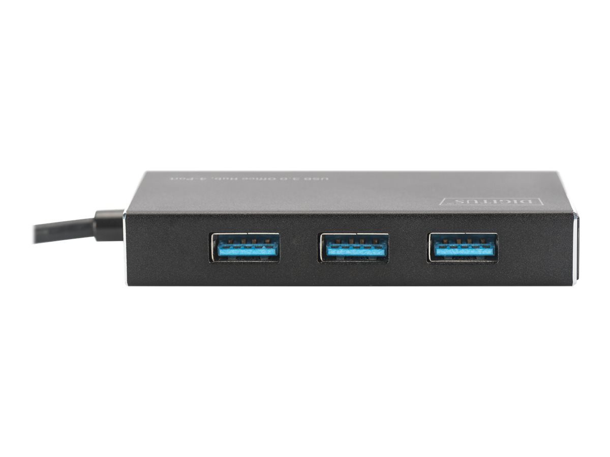 DIGITUS USB 30 Hub 4port Incl 5V2A power supply Aluminium Gehause