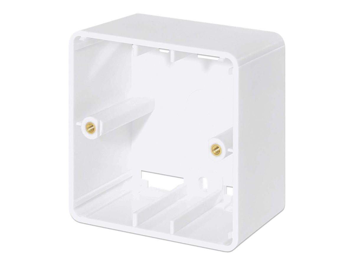 INTELLINET Aufputzrahmen für Netzwerkdosen Für die INTELLINET Unterputzdosen 771900 und 771917 80x80x45mm weiss RAL9003 INTELLINET Aufputzrahmen für Netzwerkdosen Für die INTELLINET Unterputzdosen 771900 und 771917 80x80x45mm weiss RAL9003