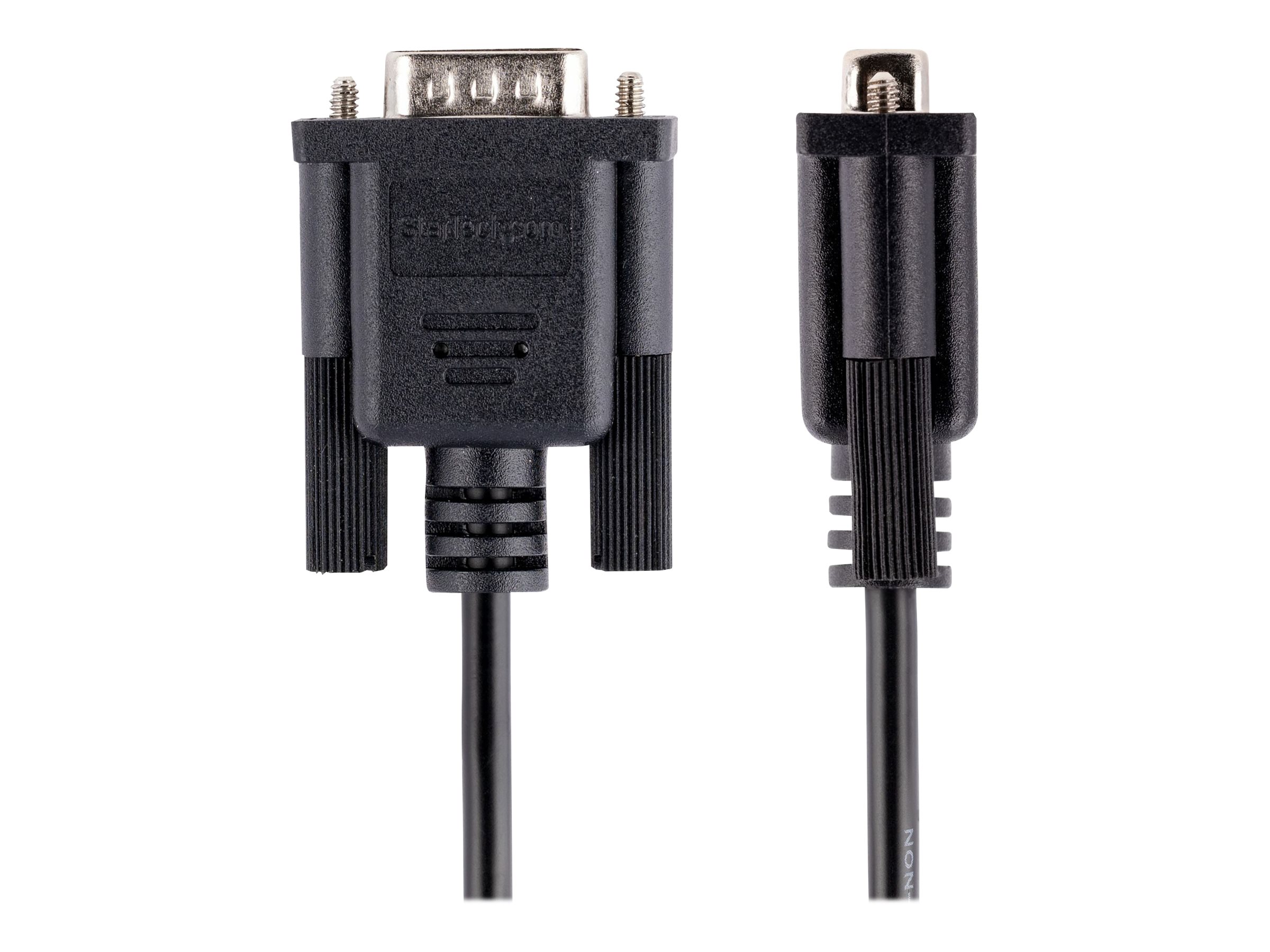 STARTECH.COM 3m RS232 Serial Null Modem Cable Crossover Serial Cable w Al-Mylar Shielding DB9 Serial COM Port Cable Female to Male STARTECH.COM 3m RS232 Serial Null Modem Cable Crossover Serial Cable w Al-Mylar Shielding DB9 Serial COM Port Cable Female to Male
