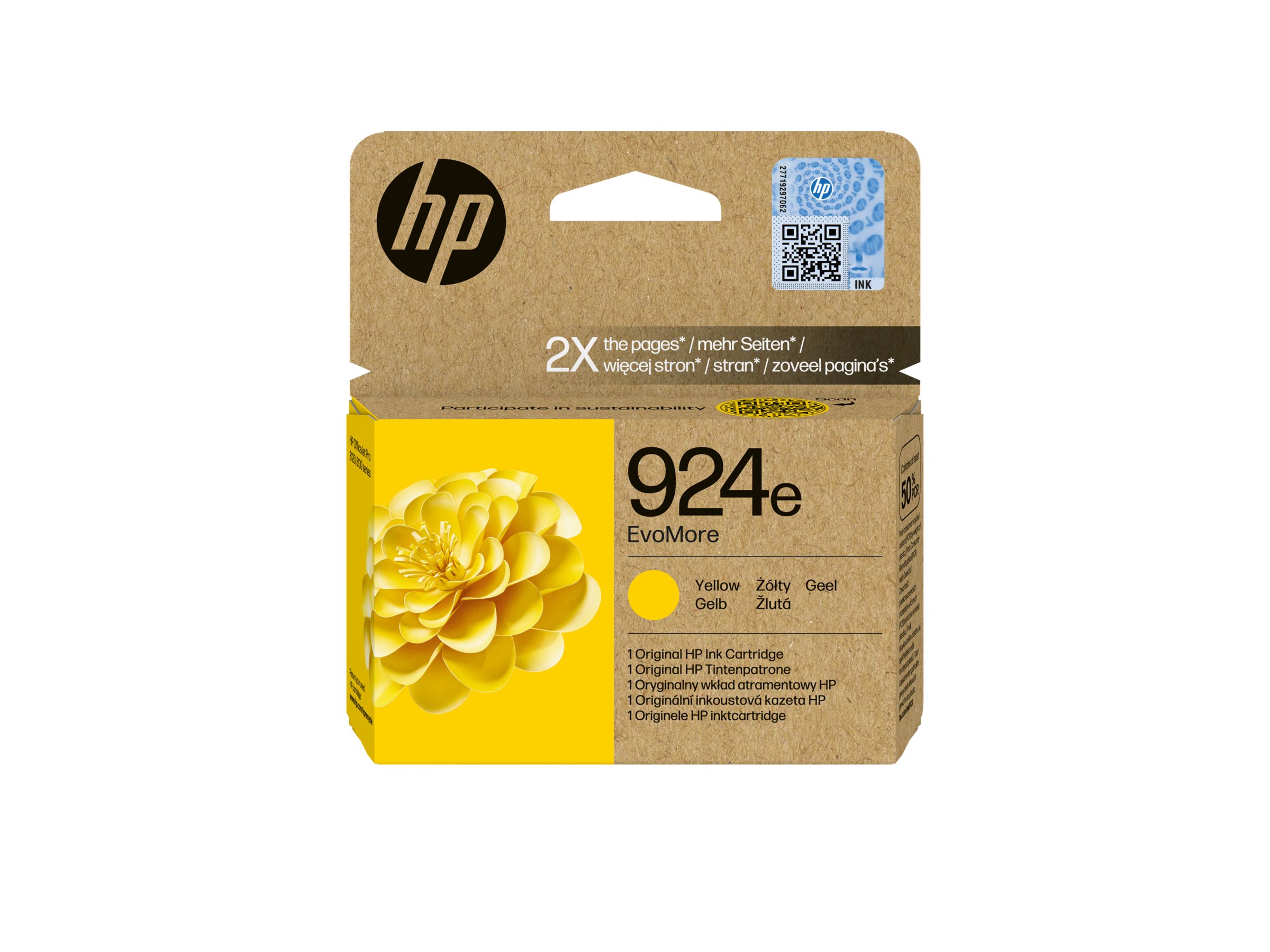 HP 924e4K0U9NE gelb Druckerpatrone