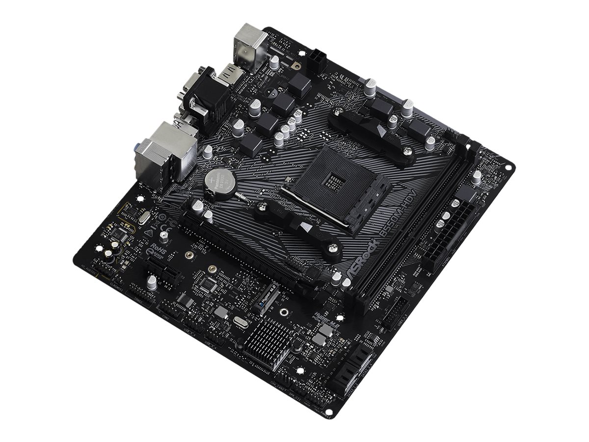 ASRock B550M-HDV - Motherboard - micro ATX - Socket AM4 - AMD B550