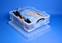 Really Useful Box Aufbewahrungsbox 70,0 l transparent 81,0 x 62,0 x 22,5 cm