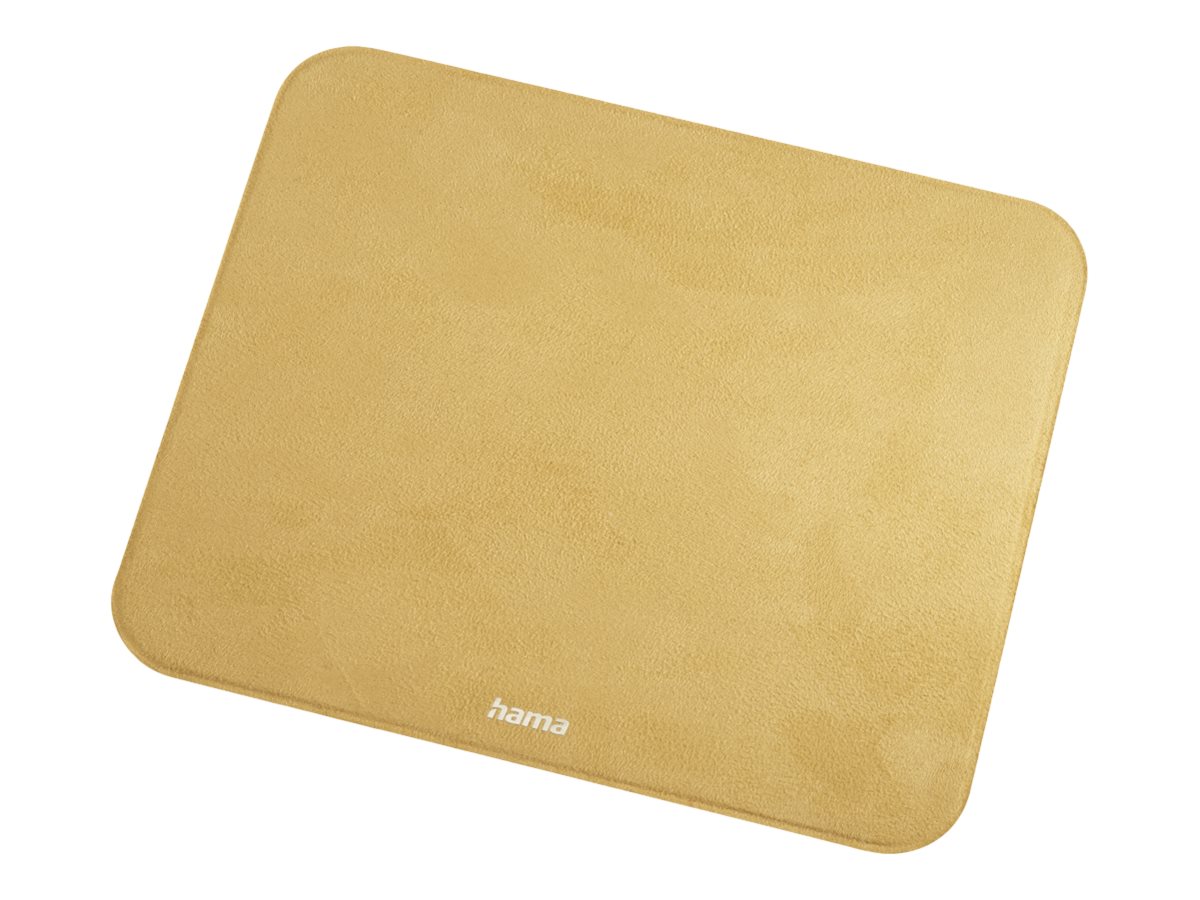 hama Mousepad Velvet gelb