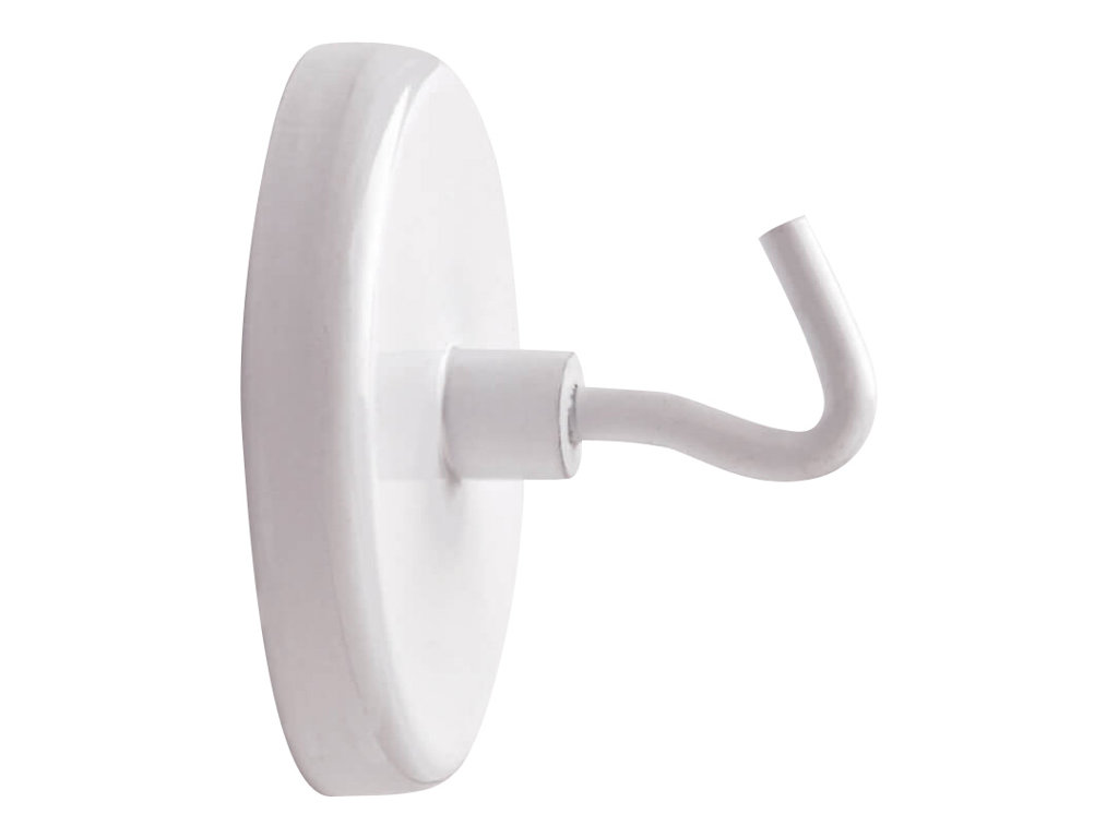 MAUL Magnete weiss, Metall Ø 4,7 x 3,7 cm, 5 St.